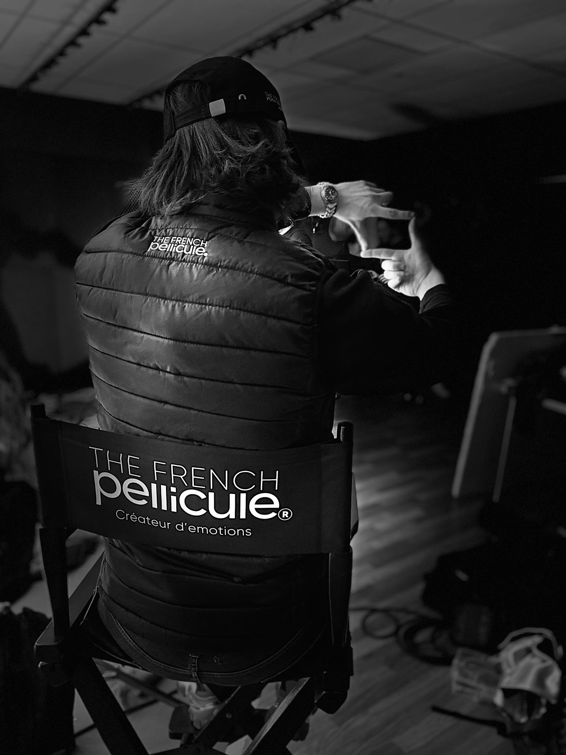 Équipe sur tournage